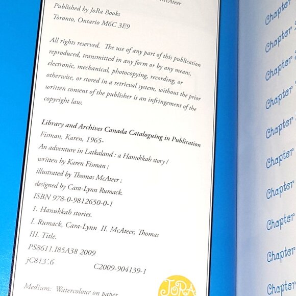 An Adventure in Latkaland Hanukkah Story SIGNED Karen Fisman Thomas McAteer HC - Picture 7 of 9